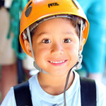 Kids as young as 5 years old can zip with an adult.